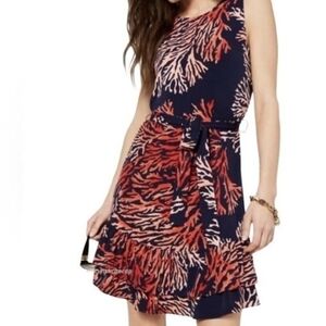 Micheal Kors Coral Size Medium Sleeveless Mini Dress
